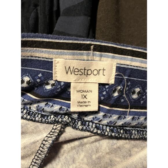 Westport Women’s Blue & Black Dress – Size 1X – Stylish & Comfortable - Picture 2 of 2